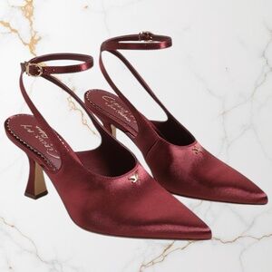 Circus by Sam Edelman Tara Slingbacks in Chianti Red Size 10